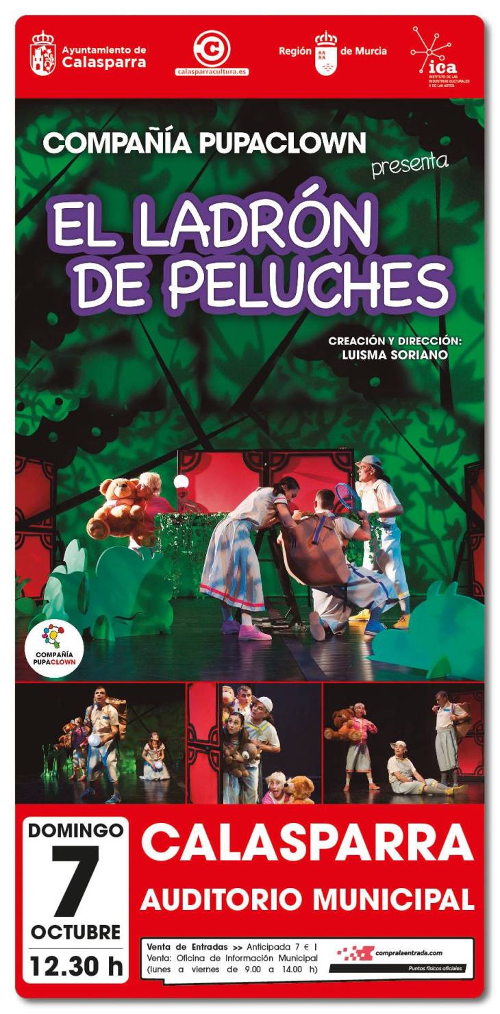 El Ladrón de Peluches · Compañía Pupaclown · Calasparra
