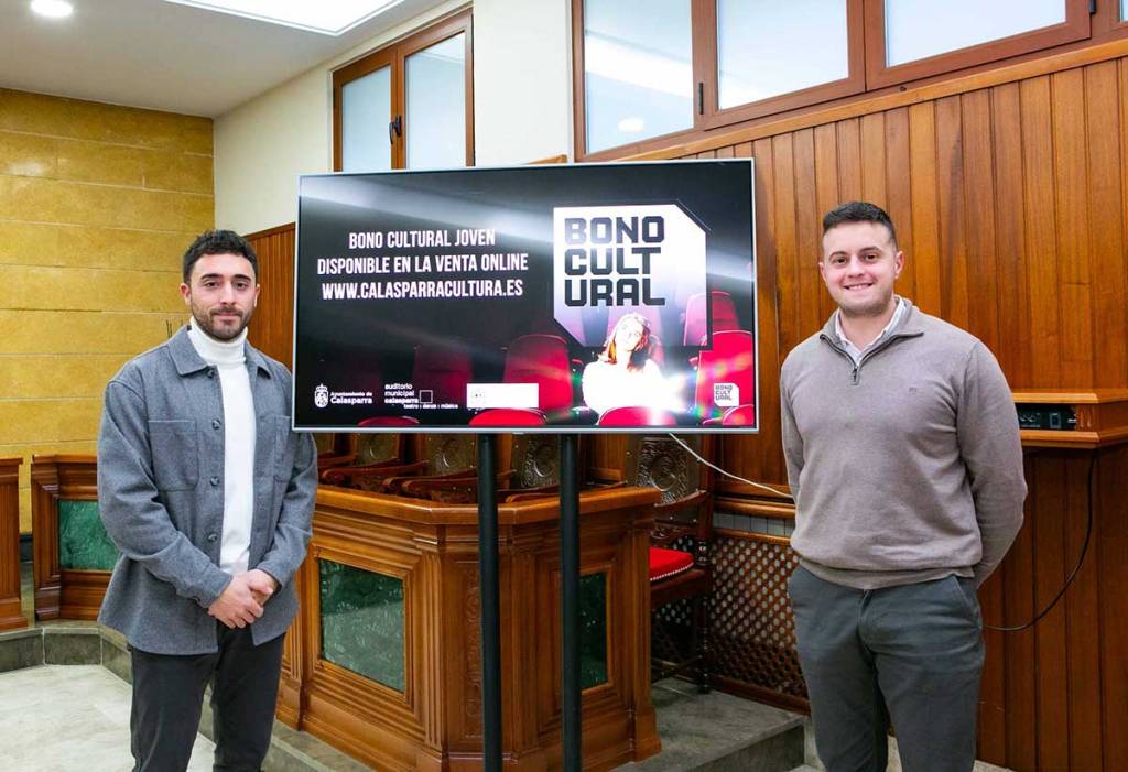 Presentación del "Bono Cultural", Ayuntamiento de Calasparra.